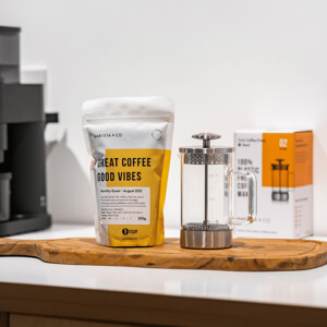 Barista & Co Silver Core Coffee Press